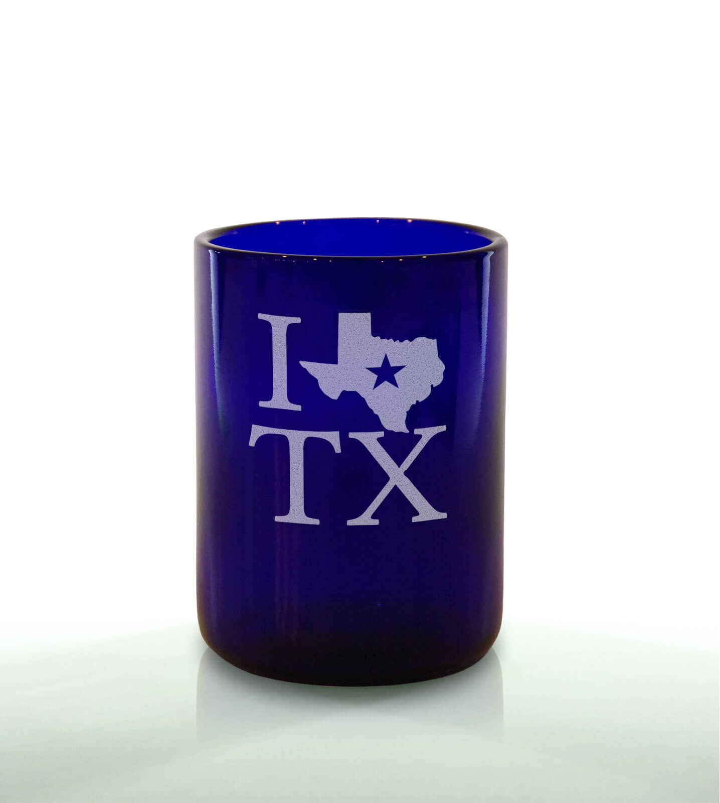 I Love Texas 12oz Blue