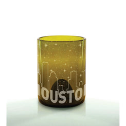Houston Skyline 360 Wrap - 12oz Amber