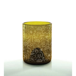 Doodle 360 Wrap - 12oz Amber