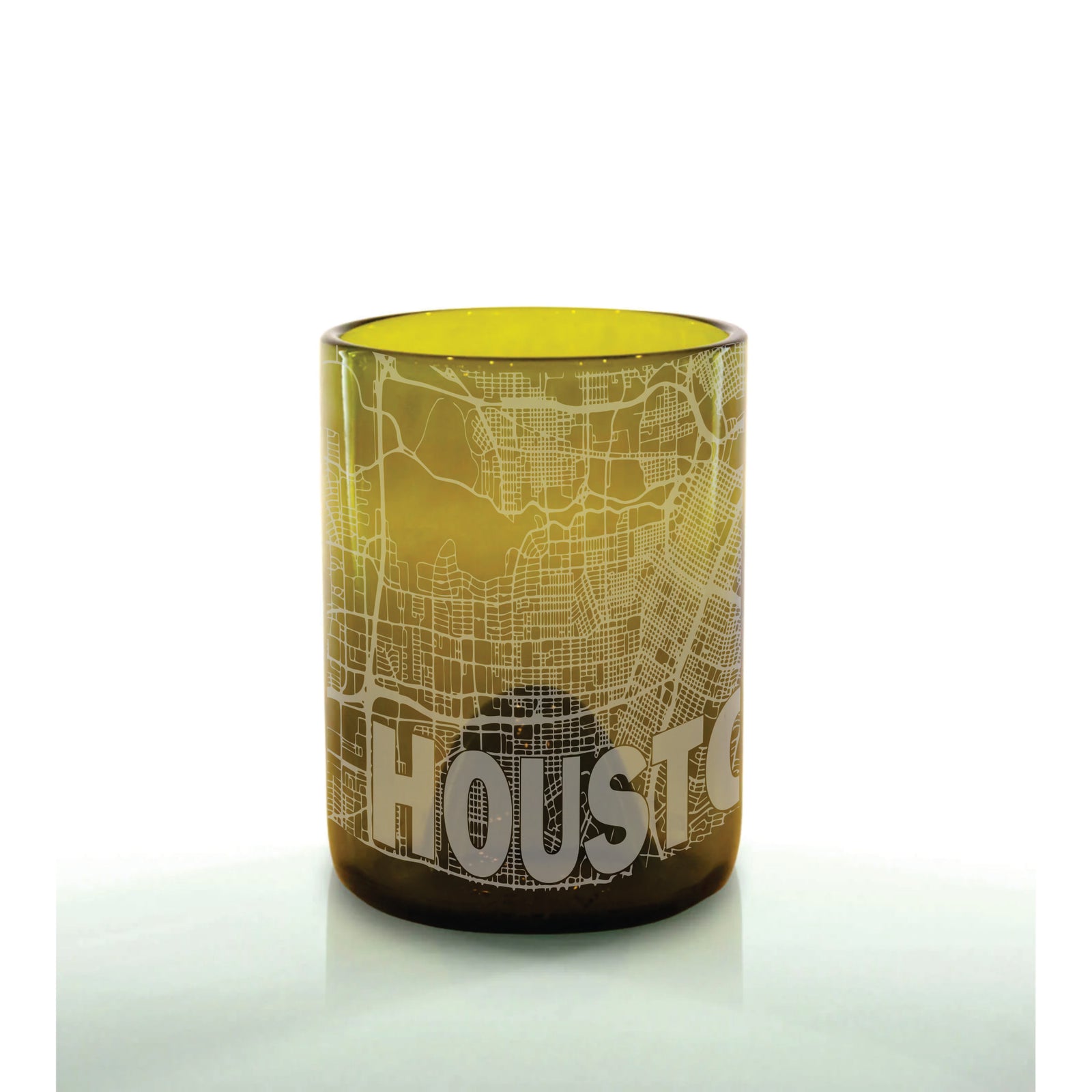 Houston Map 360 Wrap - 12oz Amber