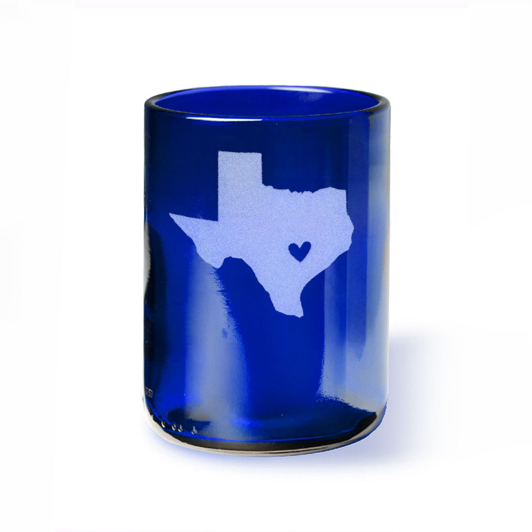 Shape of Texas with Heart