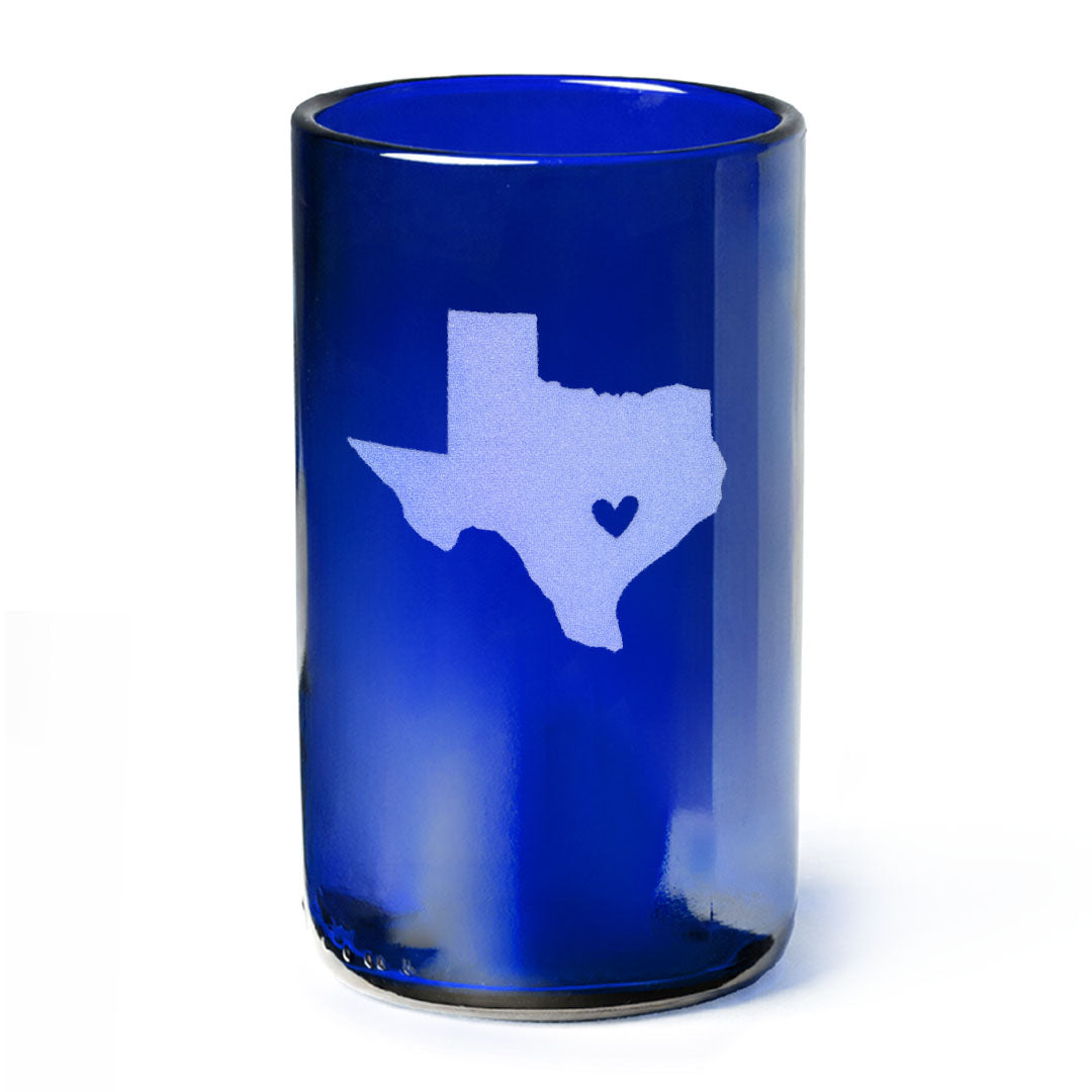 Shape of Texas with Heart