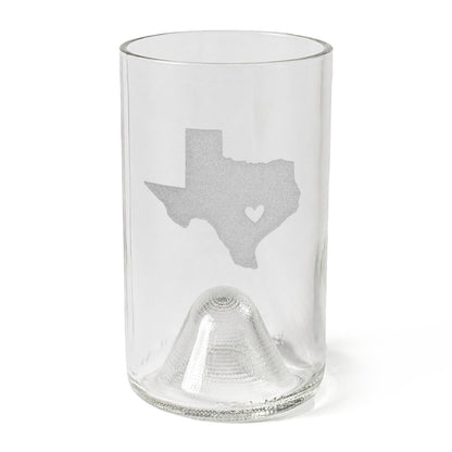 Shape of Texas with Heart