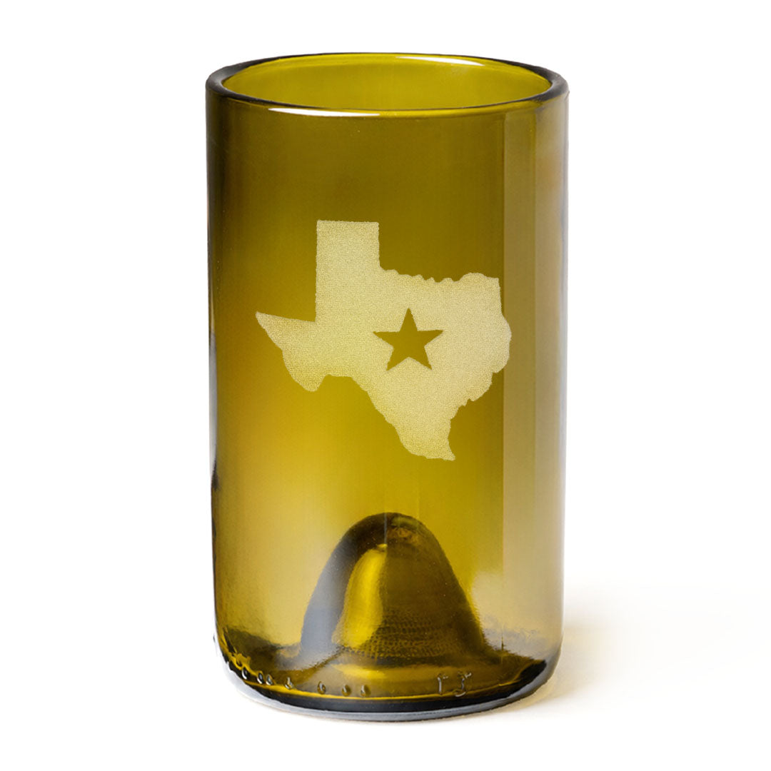 Shape of Texas With Star