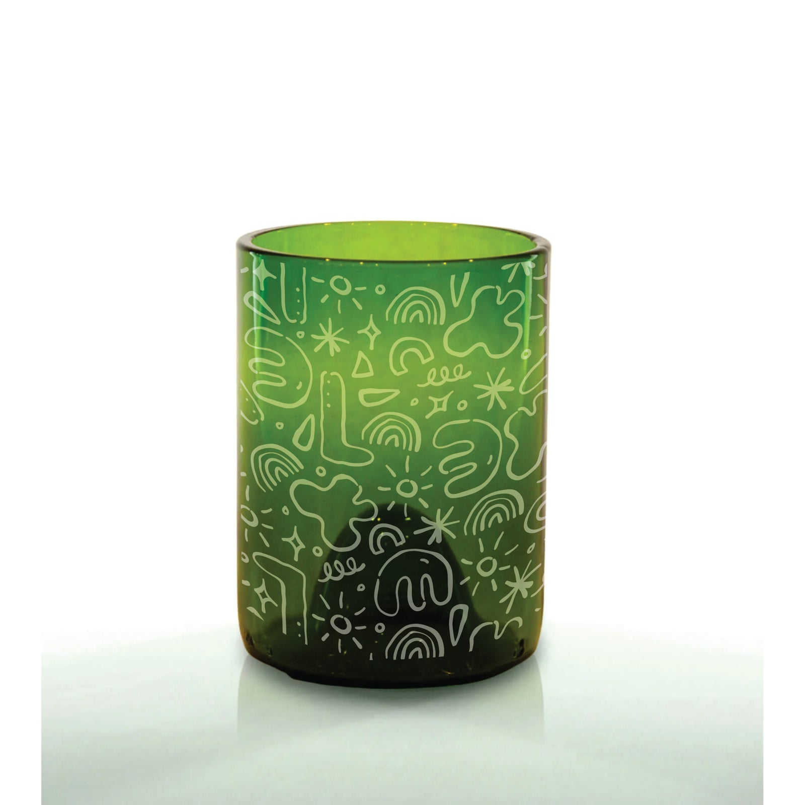 Doodle 360 Wrap - 12oz Green