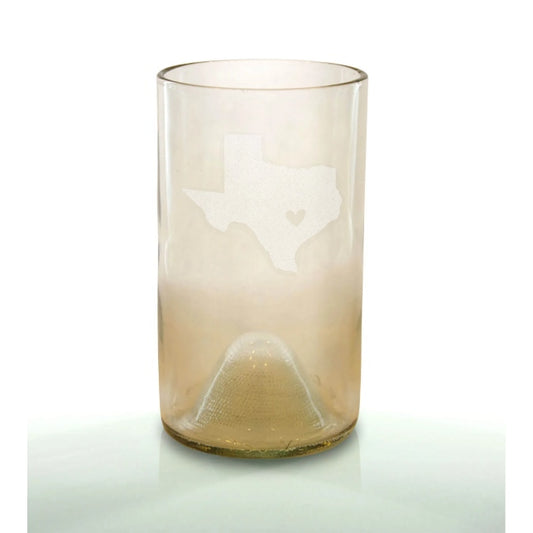 Shape of Texas with Heart