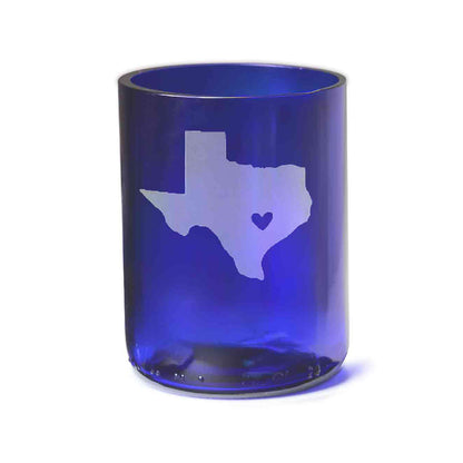 Shape of Texas with Heart