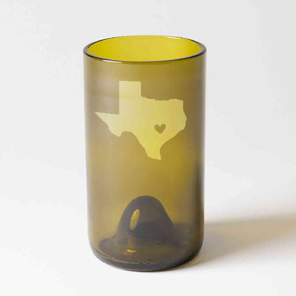 Shape of Texas with Heart