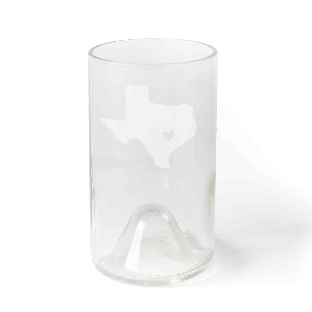 Shape of Texas with Heart