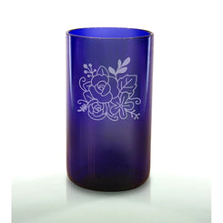 Floral 16oz Blue