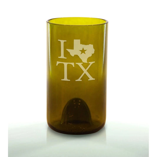 I Love Texas 16oz Amber