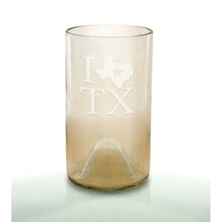 I Love Texas 16oz Clear