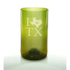 I Love Texas 16oz Green