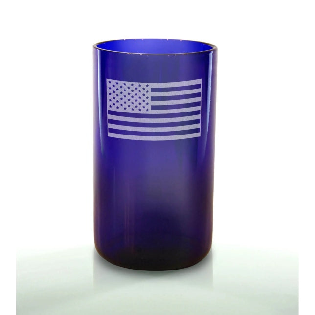American Flag 16oz Blue