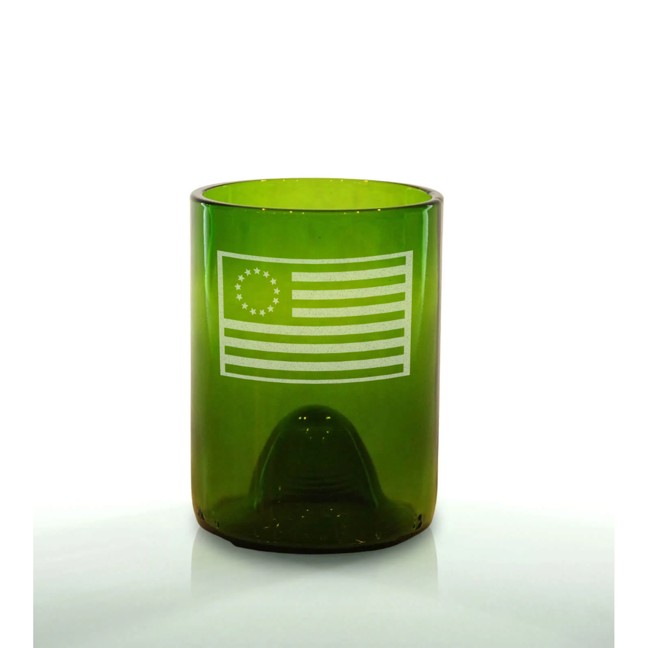 Betsy Ross Flag 12oz Green