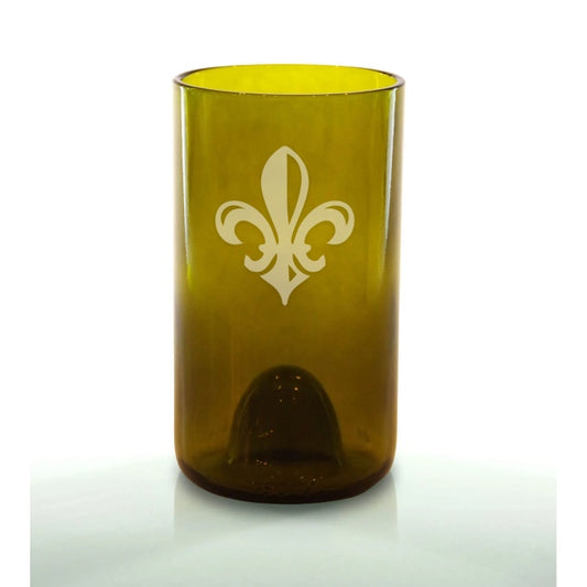 Fleur de Lis 16oz Amber