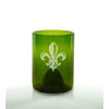 Fleur de Lis 12oz Green