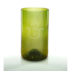 Snowman 16oz Green