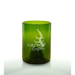 Lake Conroe Map 12oz Green