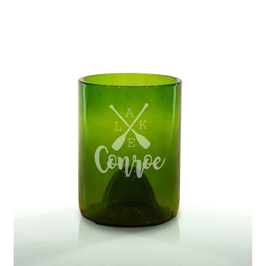 Lake Conroe Paddle 12oz Green