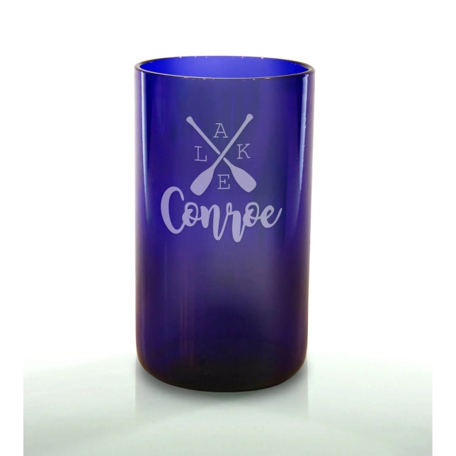 Lake Conroe Paddle 16oz Blue