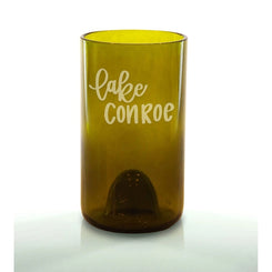 Lake Conroe Script 2 16oz Amber