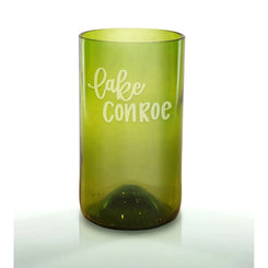 Lake Conroe Script 2 16oz Green