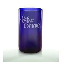 Lake Conroe Script 2 16oz Blue