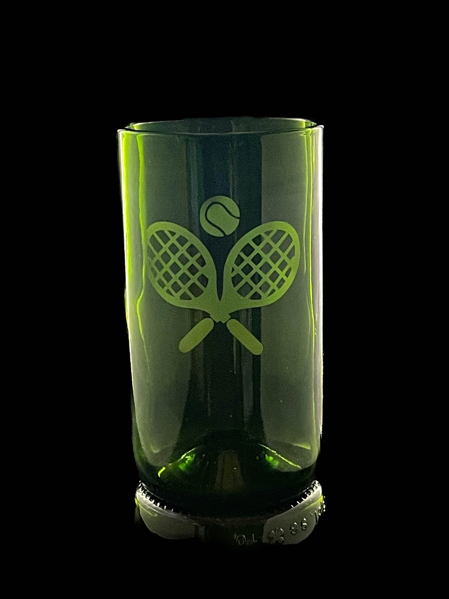 Tennis Wine Bottle Drinking Glasses - Set of 2